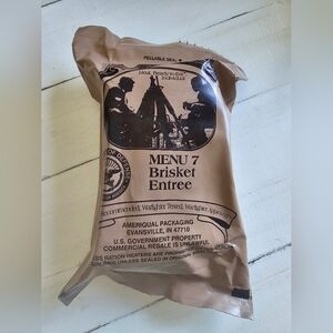 MRE Meal: Brisket Entree